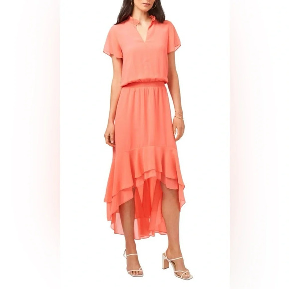 1.STATE Wildlfower Bouquet High/Low Dress - Picture 1 of 5